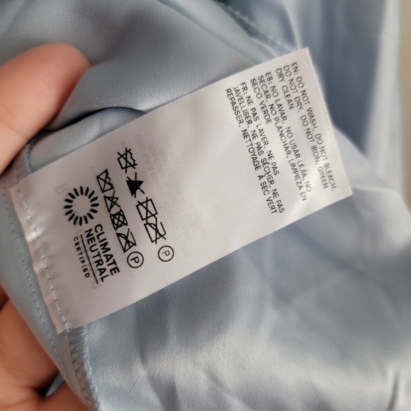 Reformation Bala Skirt in Mineral Blue size 2 NWT - Picture 11 of 12